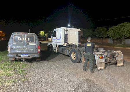 DOF recupera trator mecânico roubado no Estado de São Paulo